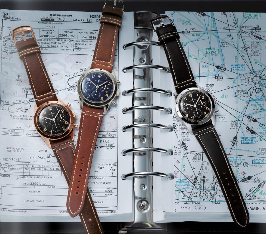 Best 1:1 UK Fake Breitling AVI Ref. 765 1953 Re-Edition Watches
